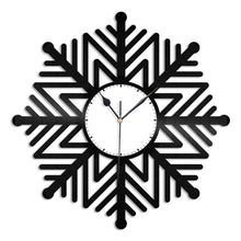 Snowflake Vinyl Wall Clock