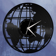 Terra (Globe) 3d Vinyl Wall Clock - VinylShop.US