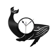 Whale Vinyl Wall Clock